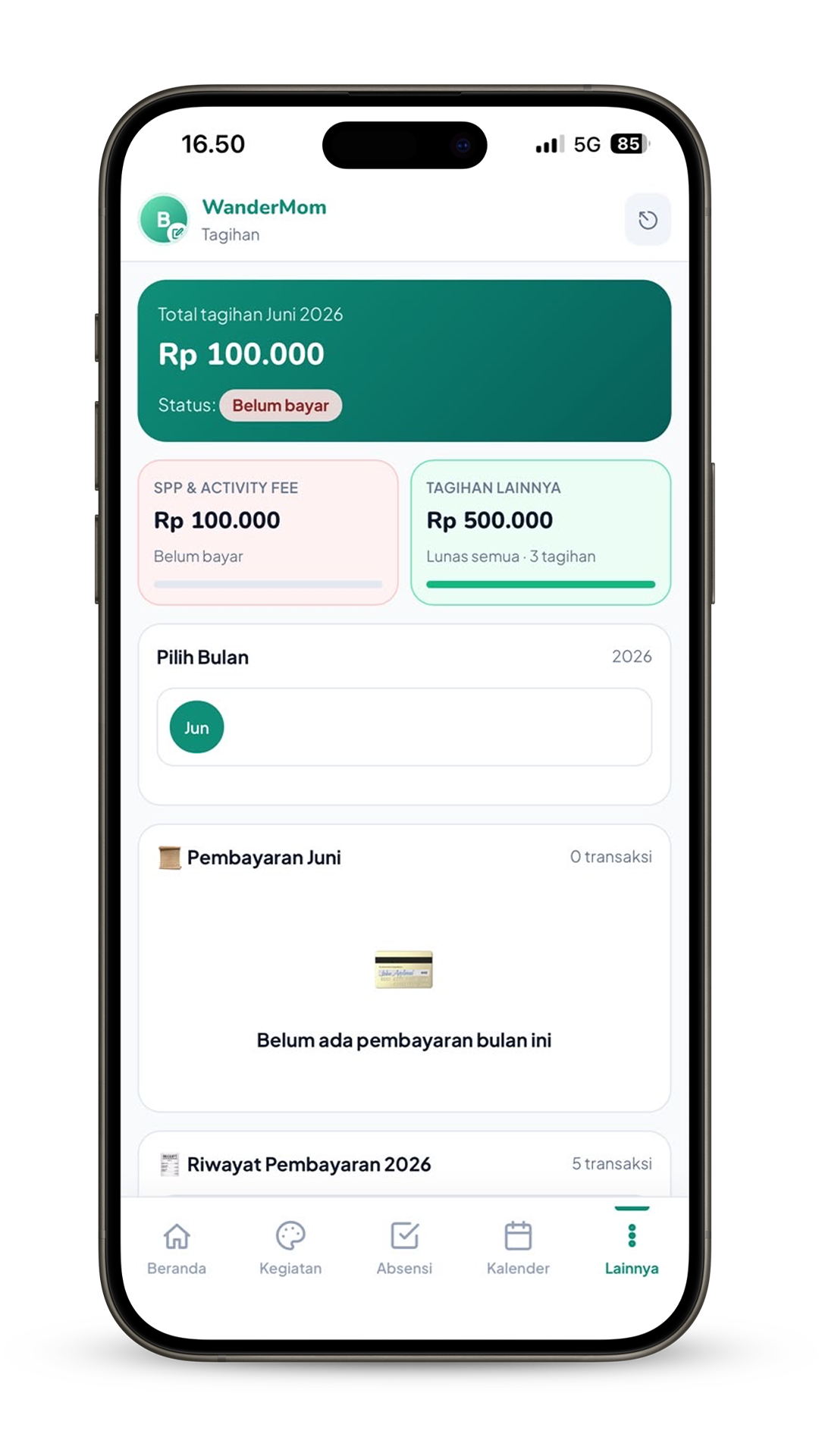 Kegiatan Harian
